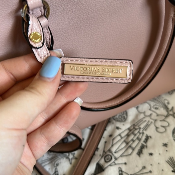 Victoria Secret Dust Rose Structure Satchel Purse - Picture 7 of 10